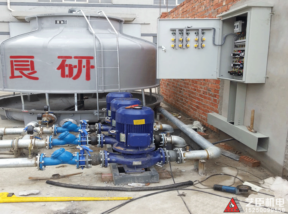 工厂水塔水泵安装