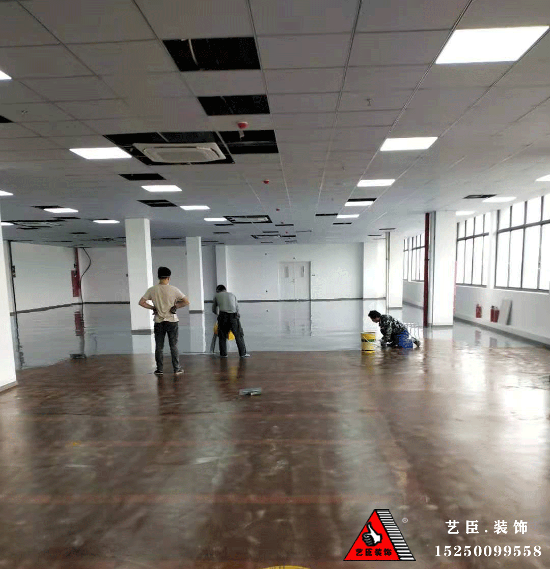 电子厂房环氧地坪施工案例